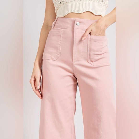 Soft Wash Wide Leg Jeans - eesome - Picture 2 of 4